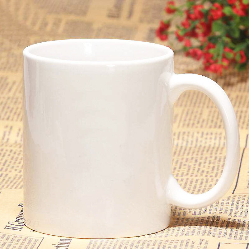 A Grade White 11oz Custom Ceramic Coffee Mugs